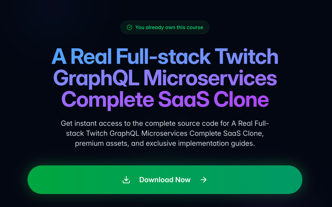 Certificate representing lifetime course ownership