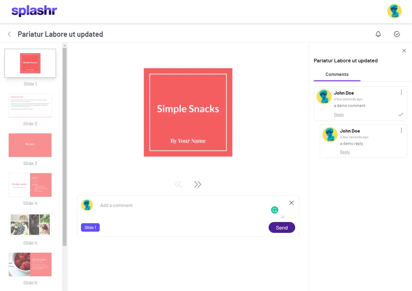 Splashr Client SaaS screenshot 5