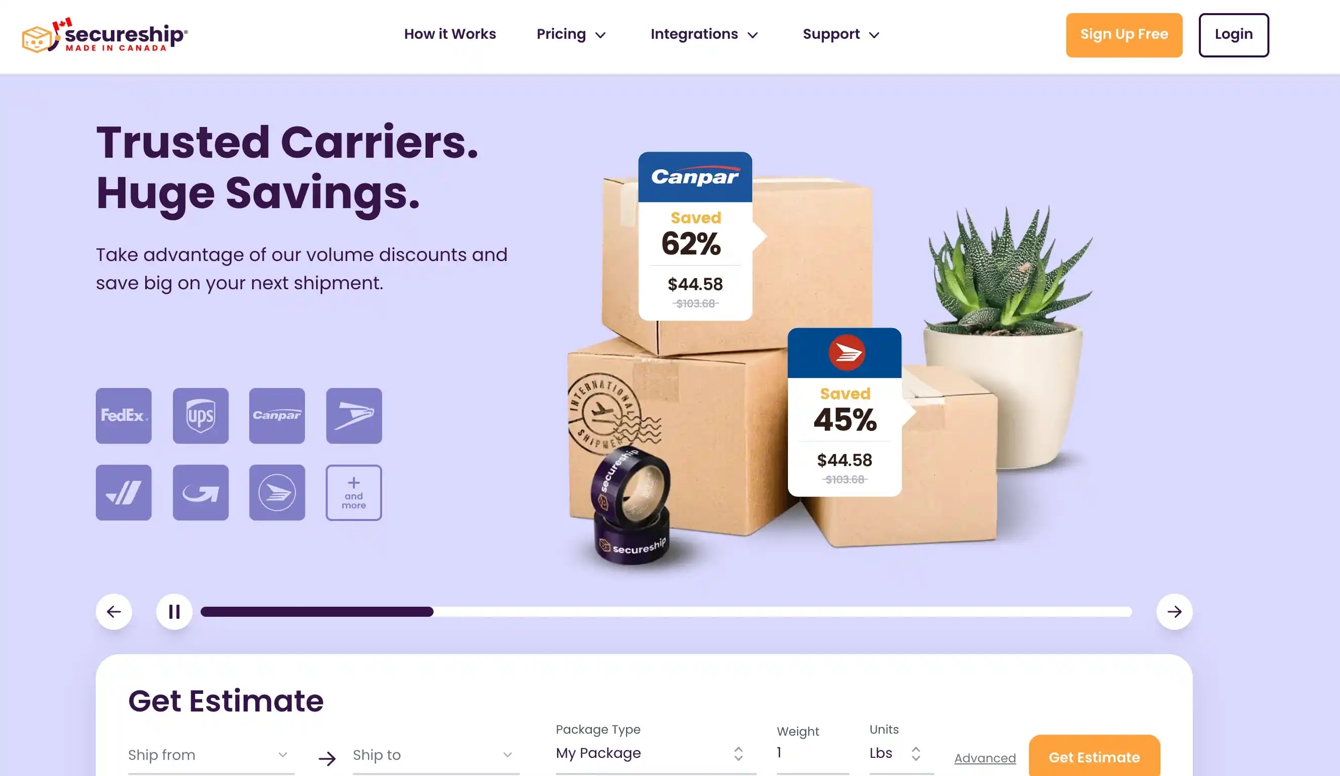 Secureship's SaaS, Marketing & CRM screenshot 1