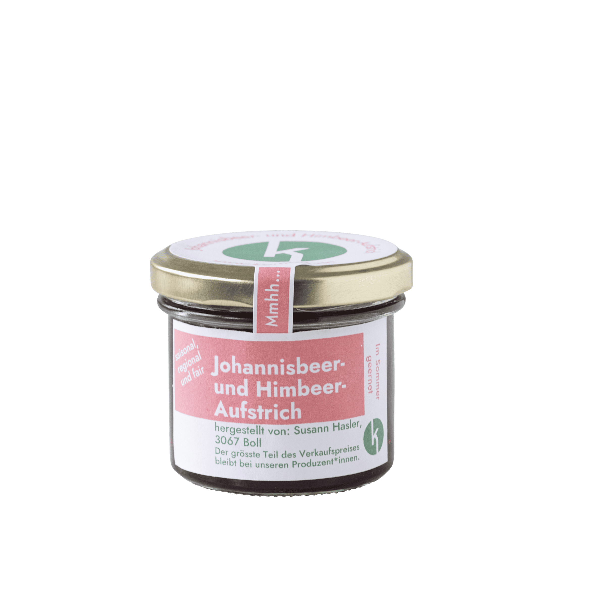 Johannisbeer- und Himbeer-Aufstrich - komod Emmental Johannisbeer- und Himbeer-Aufstrich - komod Emmental