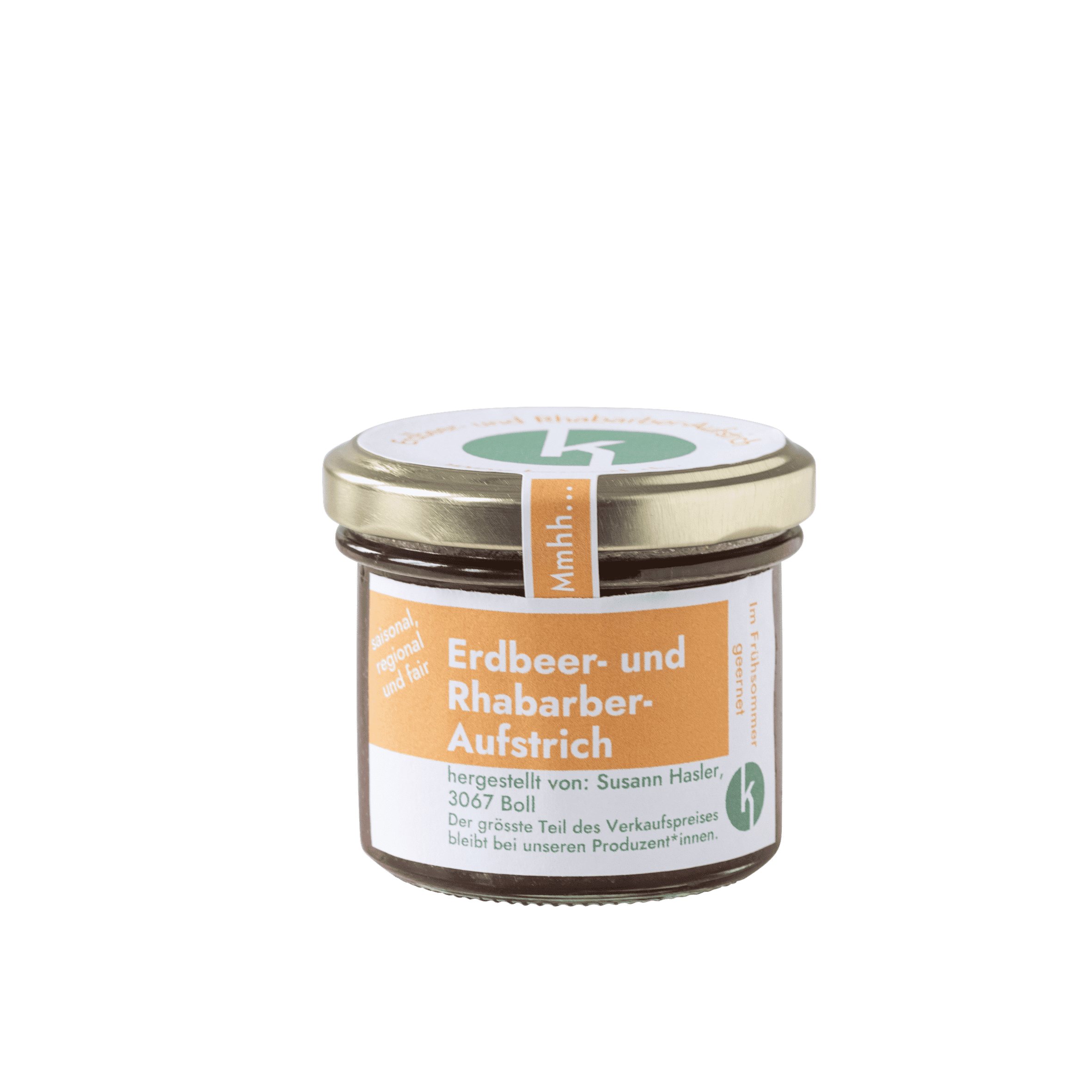 Erdbeer- und Rhabarber-Aufstrich - komod Emmental Erdbeer- und Rhabarber-Aufstrich - komod Emmental