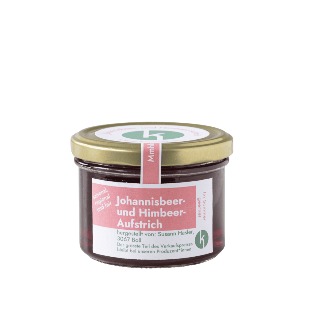 Johannisbeer- und Himbeer-Aufstrich - komod Emmental