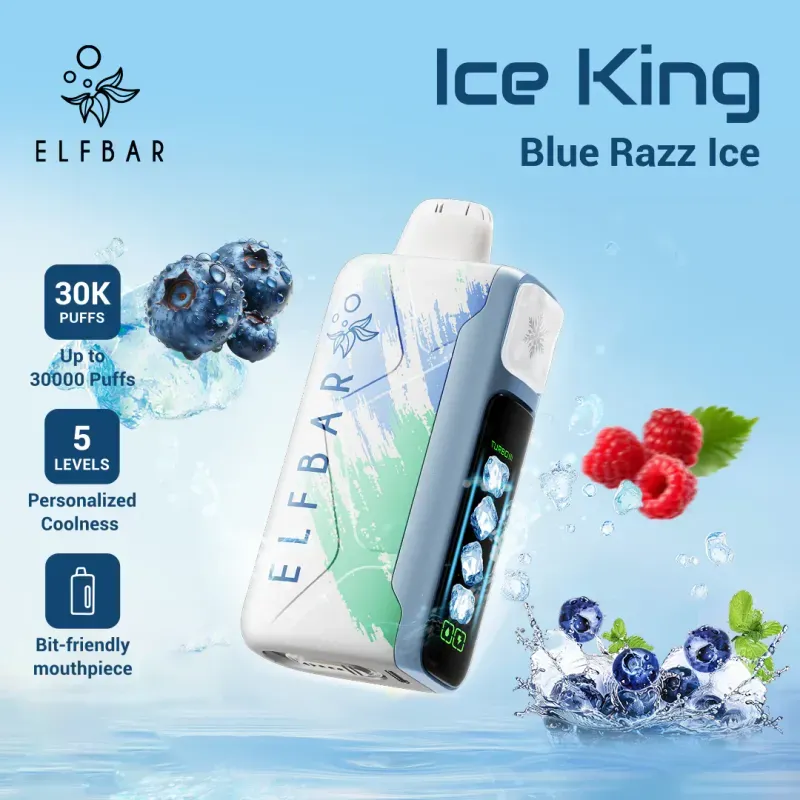 Elf Bar - Blue Razz Ice (30000 - Ice King)