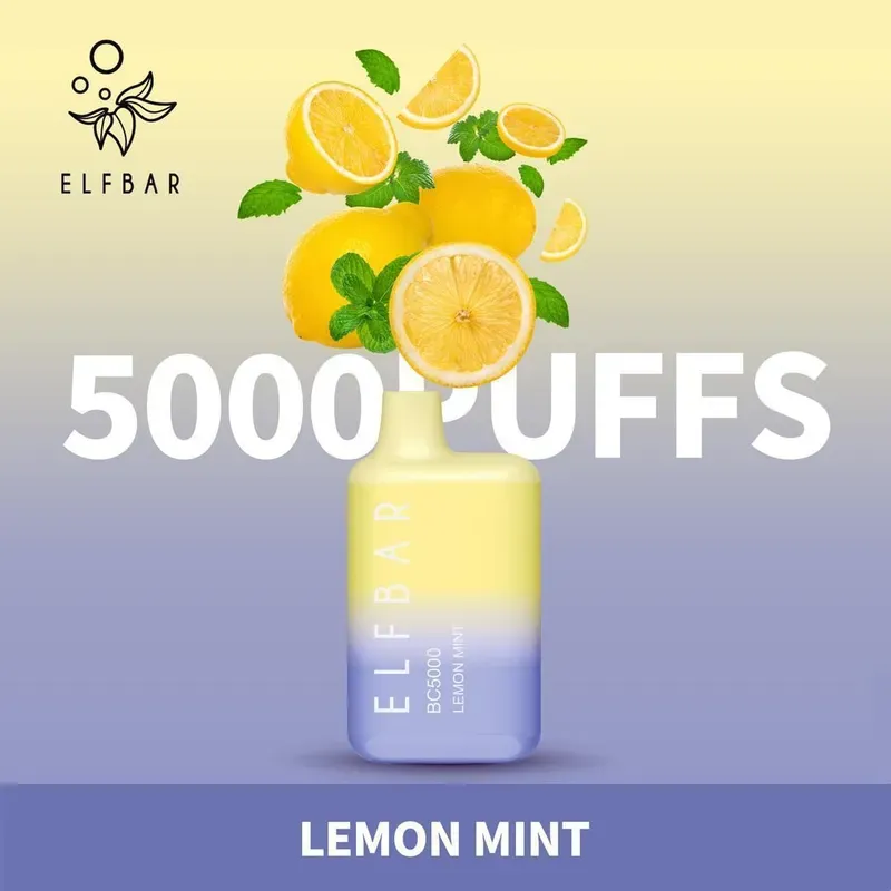 Elf Bar - Lemon Mint (5000 Puffs)