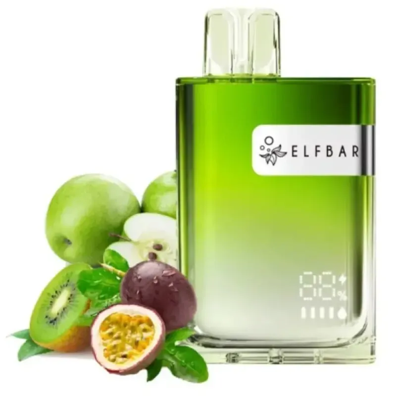 Elf Bar - Green Apple Passion Fruit Kiwi (8000 Puffs)