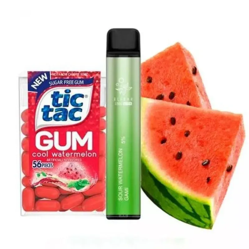 Elf Bar - Sour Watermelon Gami (1500 Puffs - Ultra)