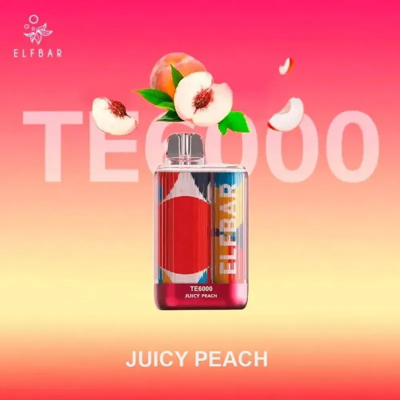 Elf Bar - TE Juicy Peach (6000 Puffs)