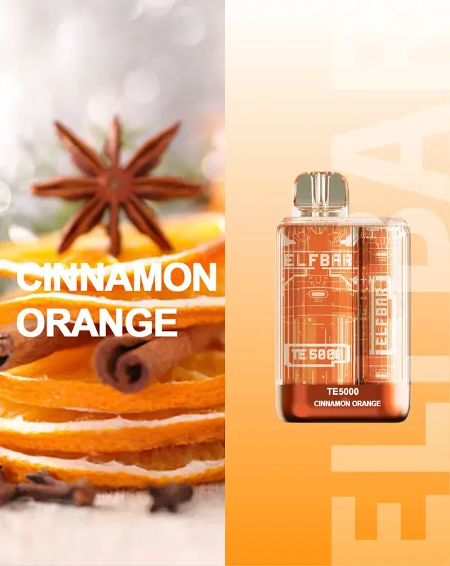 Elf Bar - TE Cinnamon Orange (5000 Puffs - Limited)