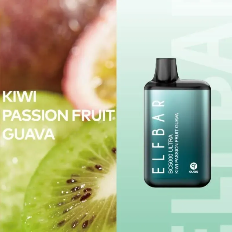 Elf Bar - BC Kiwi Passion Fruit Guava (5000 Puffs - Ultra)