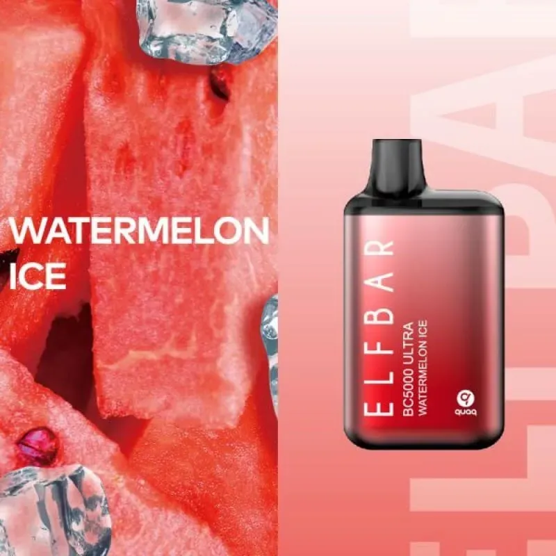 Elf Bar - BC Ice Watermelon (5000 Puffs - Ultra)