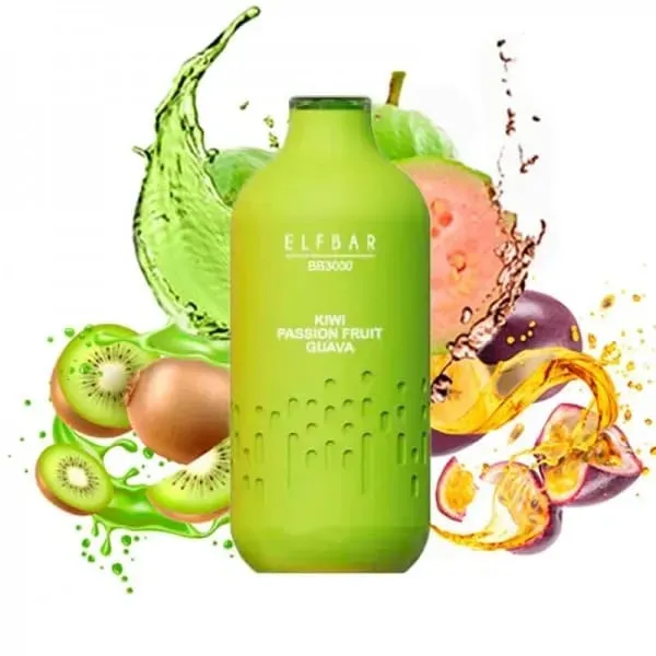 Elf Bar - BB Kiwi Passion Fruit Guava (3000 Puffs - Mono)