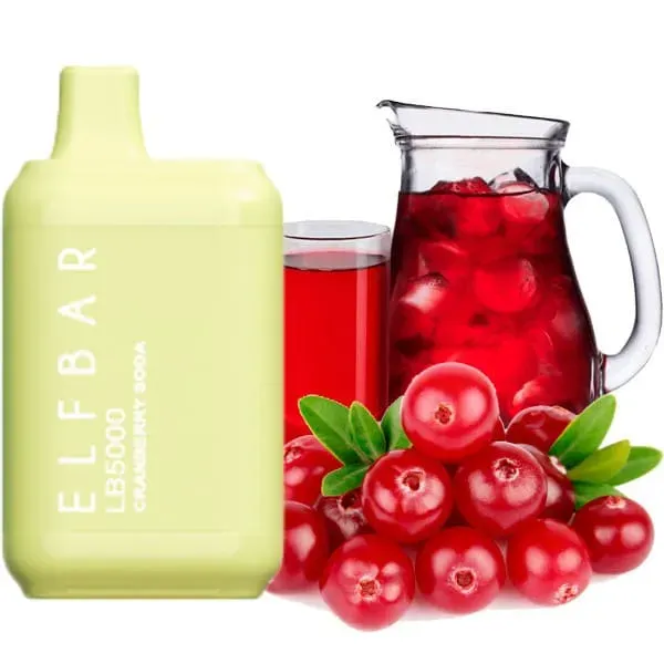 Elf Bar - LB Cranberry Soda (5000 Puffs - Mono)