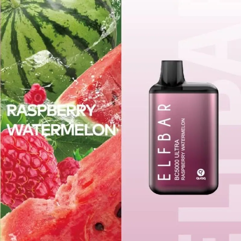 Elf Bar - BC Raspberry Watermelon (5000 Puffs - Ultra)