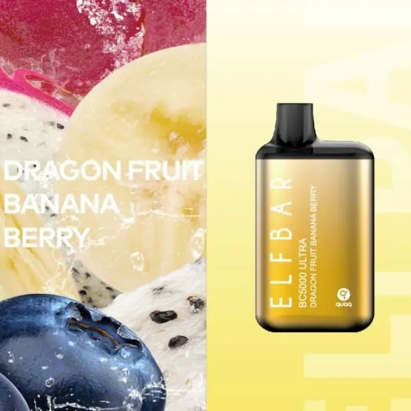 Elf Bar - BC Dragon Fruit Banana Berry (5000 Puffs - Ultra)