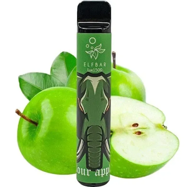 Elf Bar - Sour Apple (1500 Puffs - Lux)