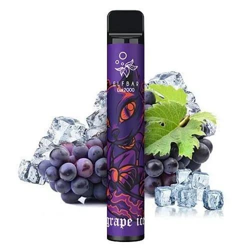Elf Bar - Grape Ice (2000 Puffs - Lux)