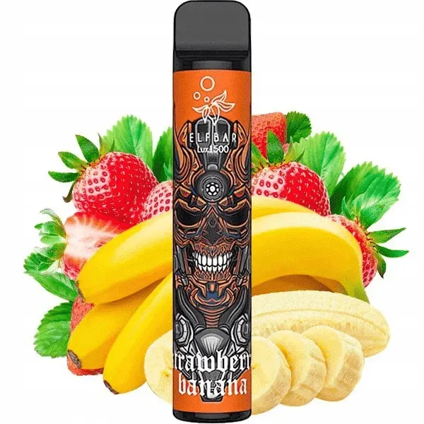 Elf Bar - Strawberry Banana (1500 Puffs - Lux)