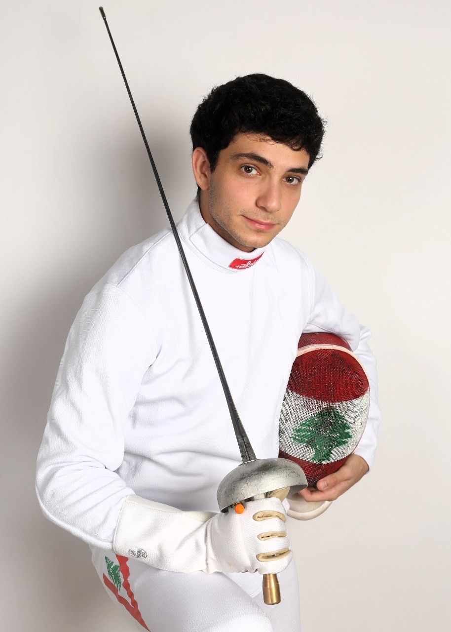 Blog Post Image البطل اللبناني في المبارزة غدي الشمالي