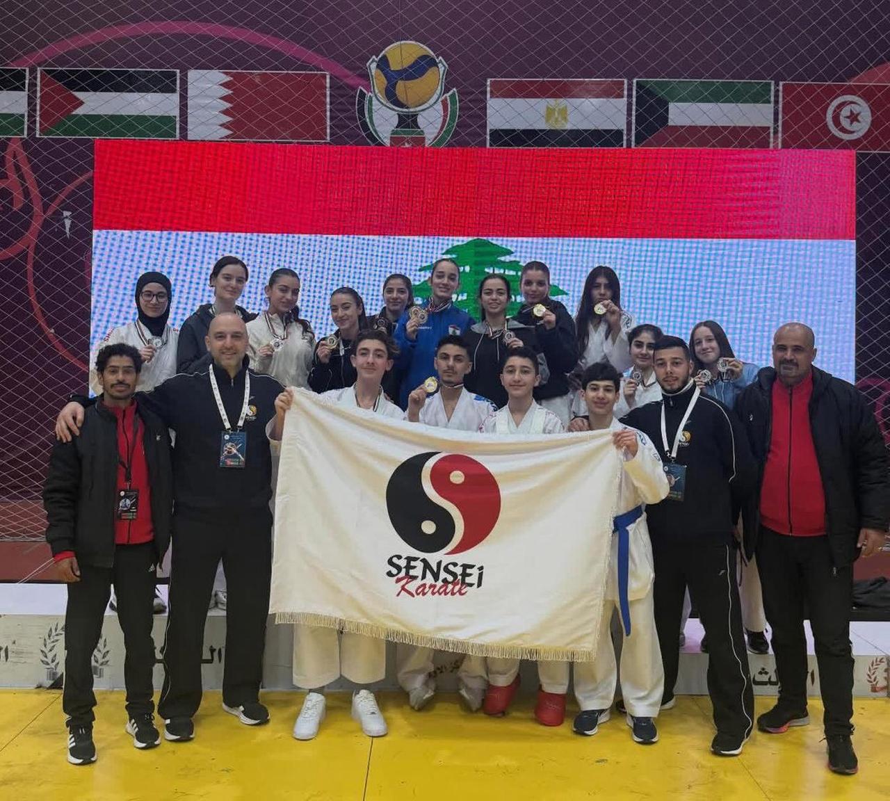 Blog Post Image 40 ميدالية ملوّنة وتهنئة من الاتحاد اللبناني  