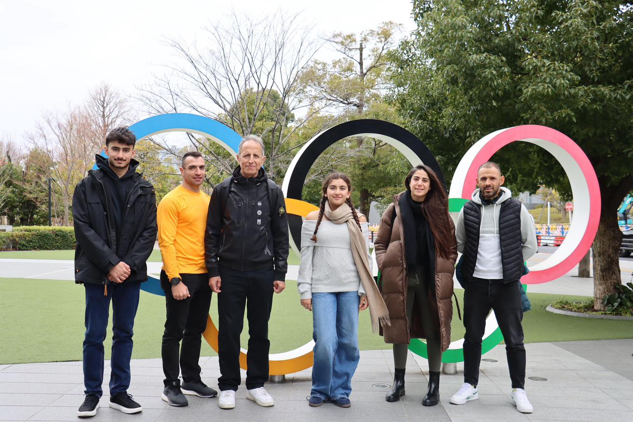 Blog Post Image البعثة في القرية الأولمبية في طوكيو