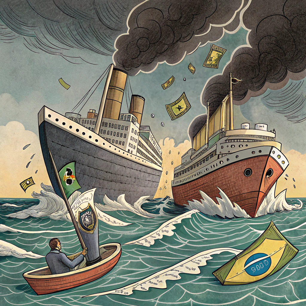 Alemanha prevê terceira recessão e dívida brasileira dispara Alemanha prevê terceira recessão e dívida brasileira dispara