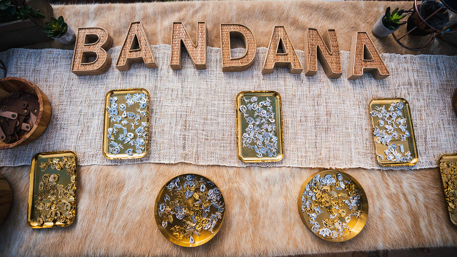 Courtyard event at blue hour, Santa Fe — Casey Addason Photography