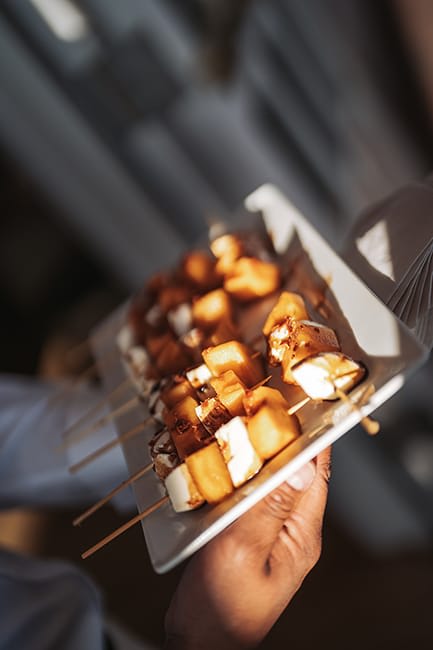 Passed appetizers, RMC event at Four Seasons