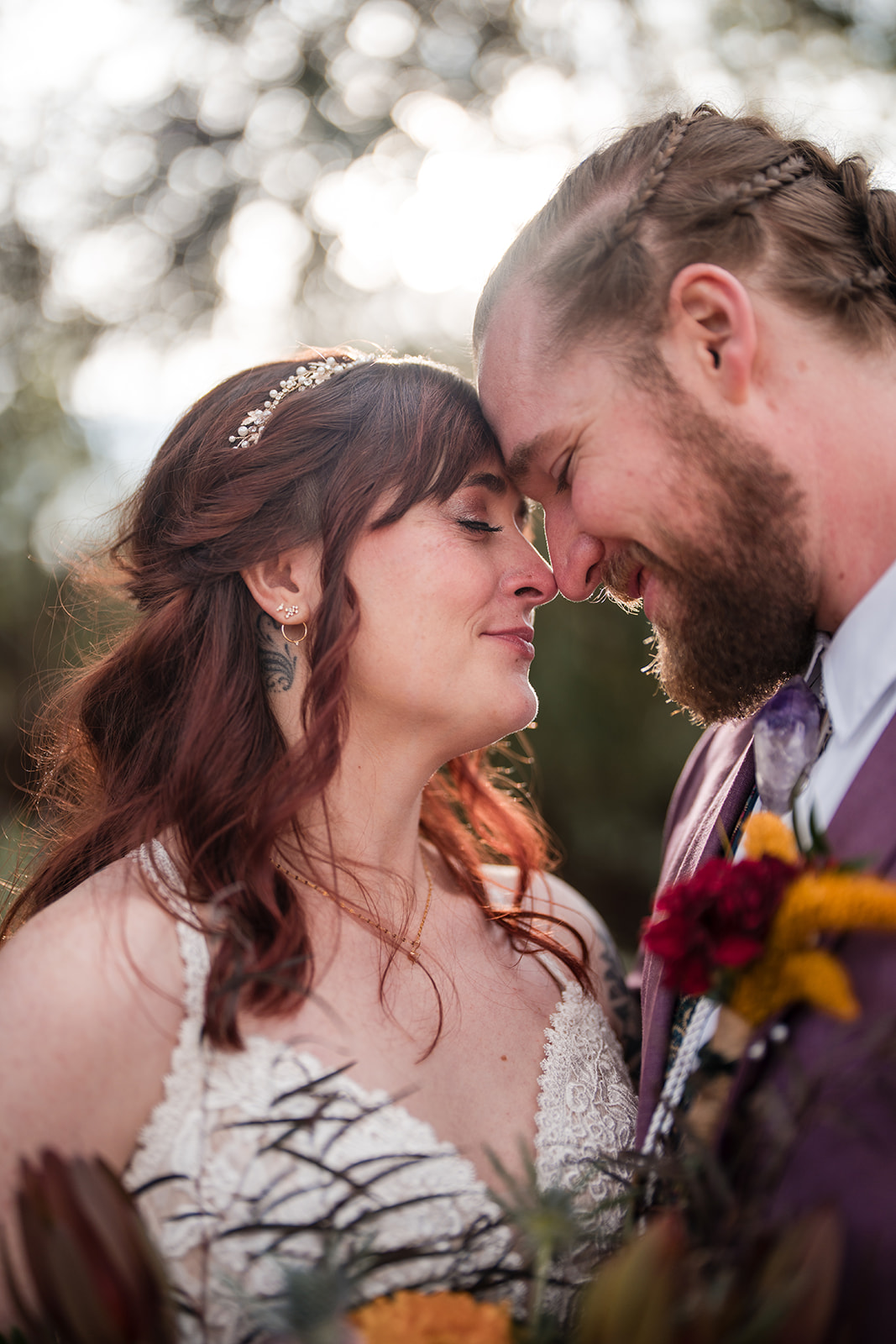 Couple intimate forehead moment — Casey Addason Photo + Video