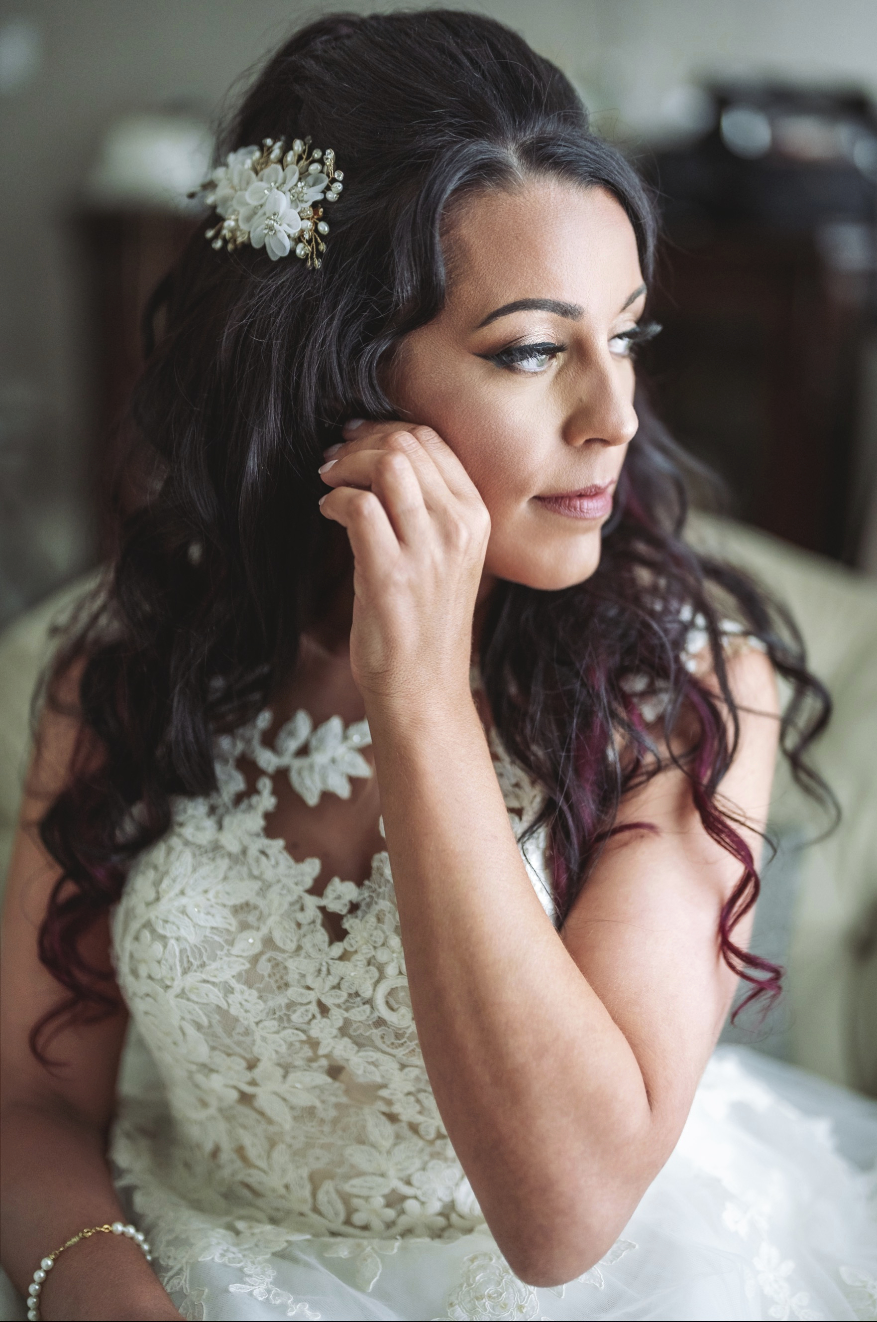 Bride getting ready earring detail — Casey Addason Photo + Video