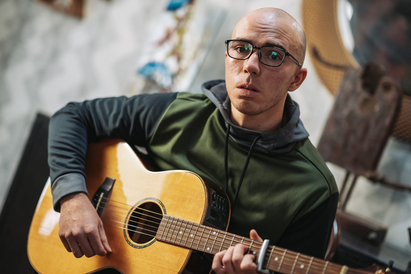Team headshot session at Albuquerque corporate event by Casey Addason Photography