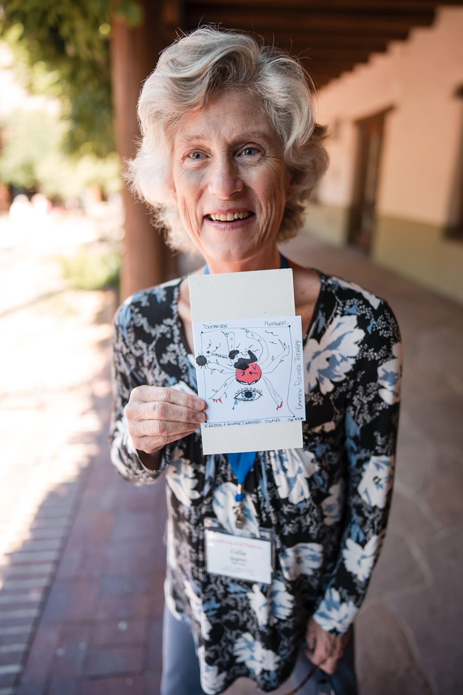 portrait was captured at a Southwestern adobe-style venue featuring terracotta-colored walls and ... — Casey Addason Photography