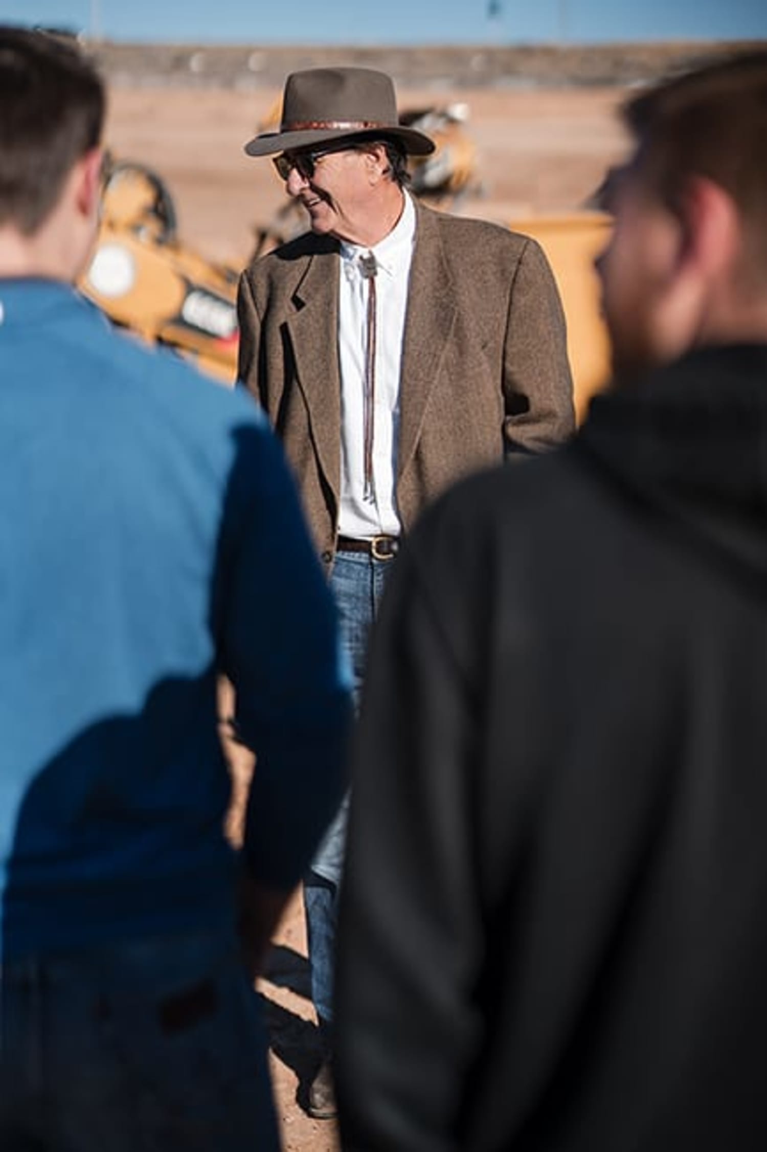 Community leader at the Dominium groundbreaking, Santa Fe NM — Casey Addason Photography