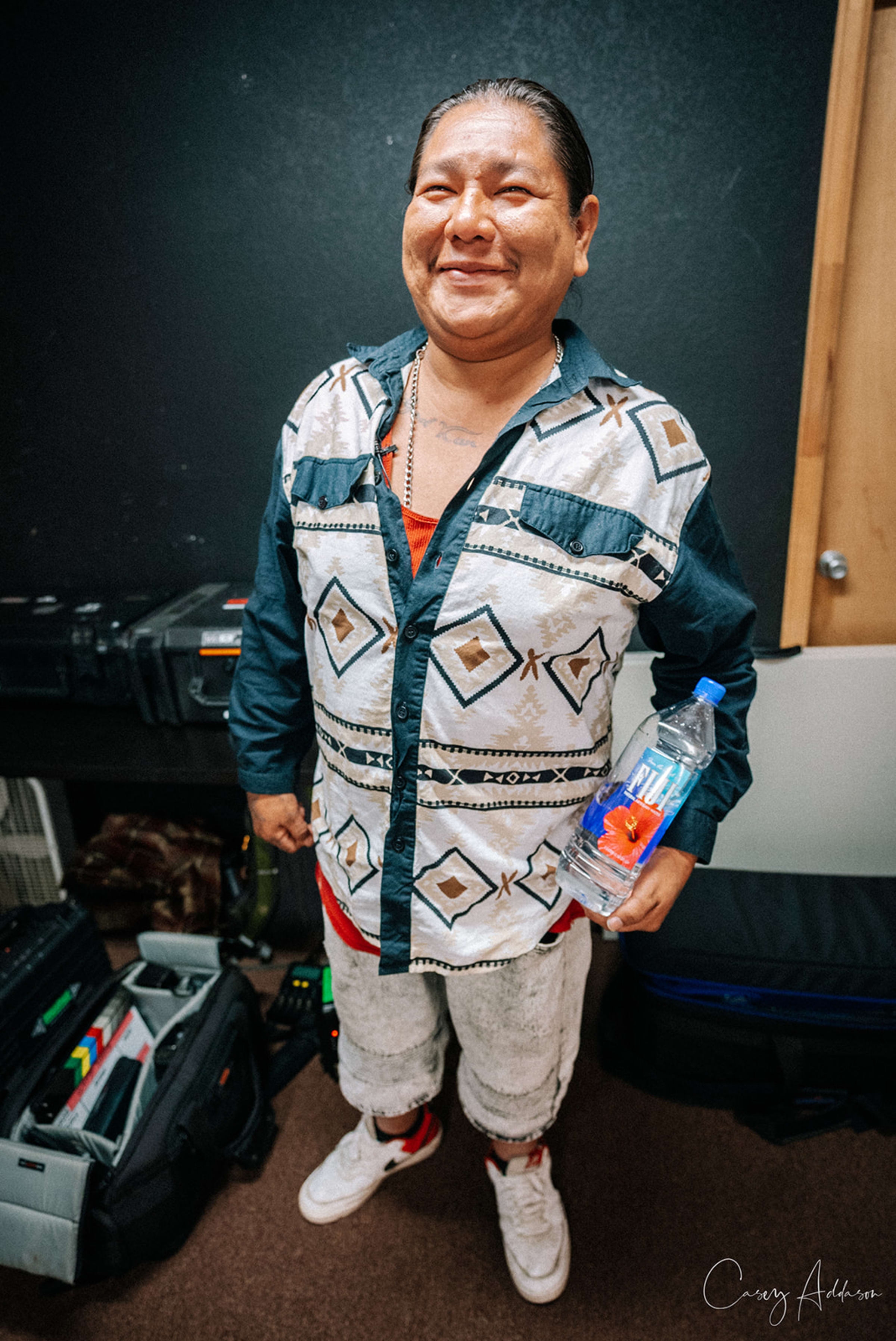 Candid creative process photography at a New Mexico production rehearsal