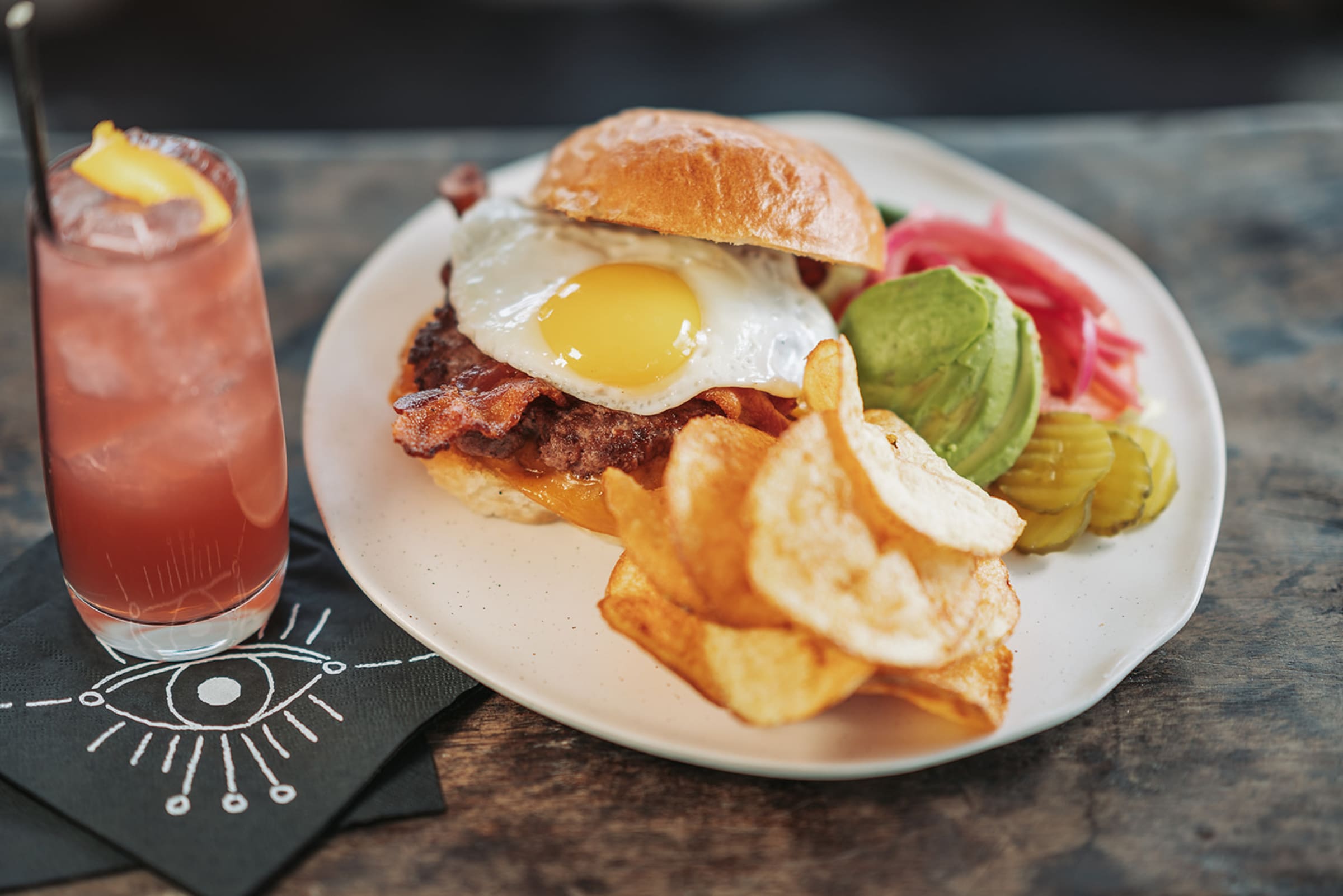 Restaurant food photography detail — texture and light at The Mystic in Santa Fe