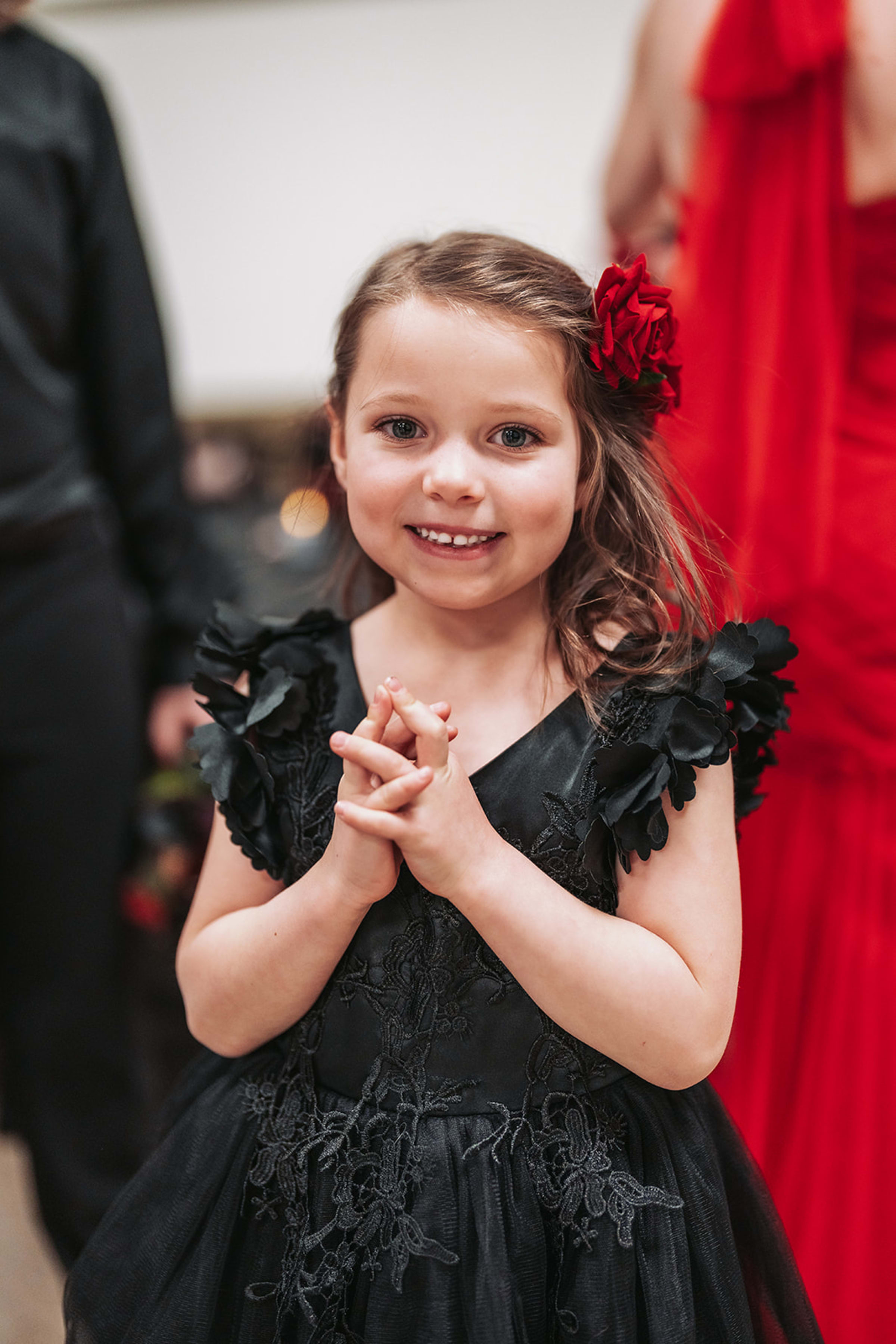 Bride and groom exchanging vows during an outdoor Santa Fe wedding ceremony captured on photo and video — Casey Addason Photography