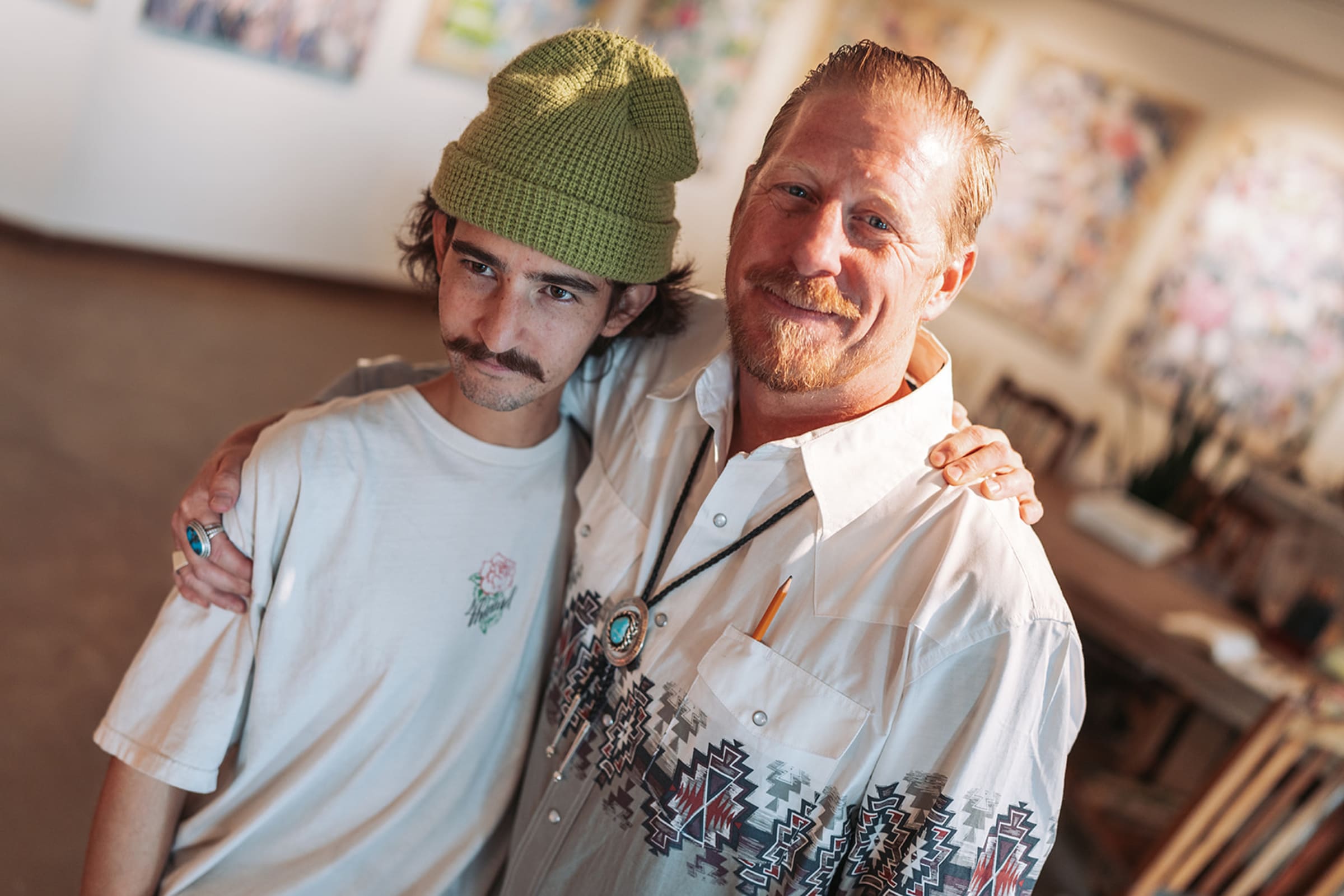 Intimate wedding moment in Santa Fe — Casey Addason Photography