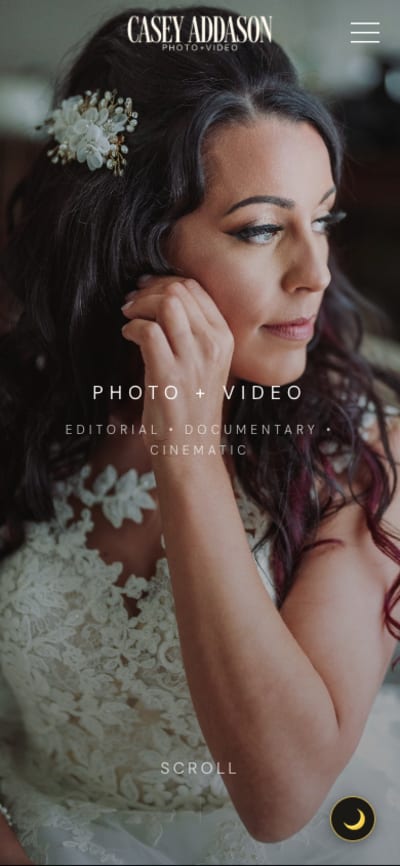 addasonphoto.com — mobile screenshot