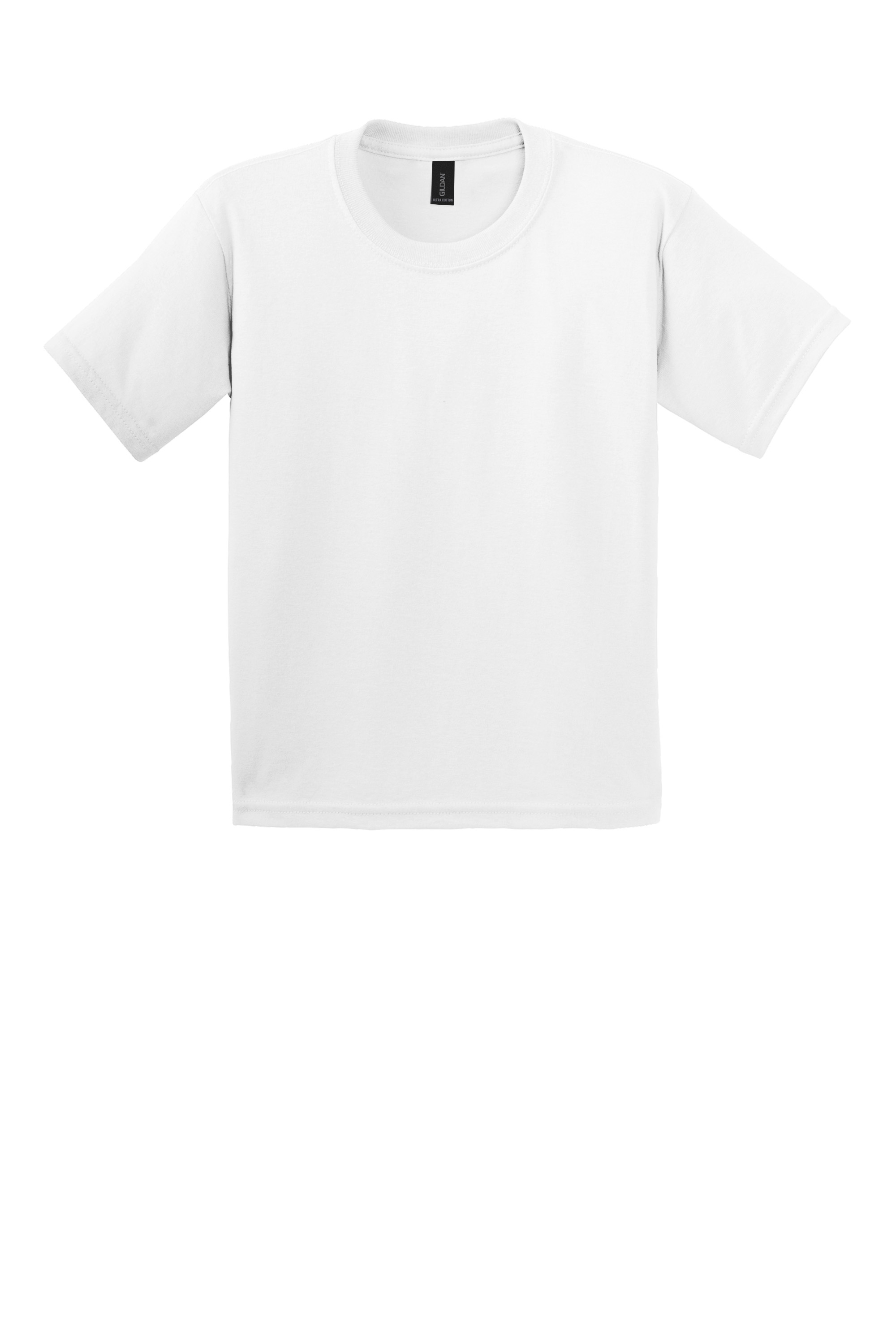 Gildan 2000B Youth Ultra Cotton T-Shirt – White, 16-20 pieces, Blank