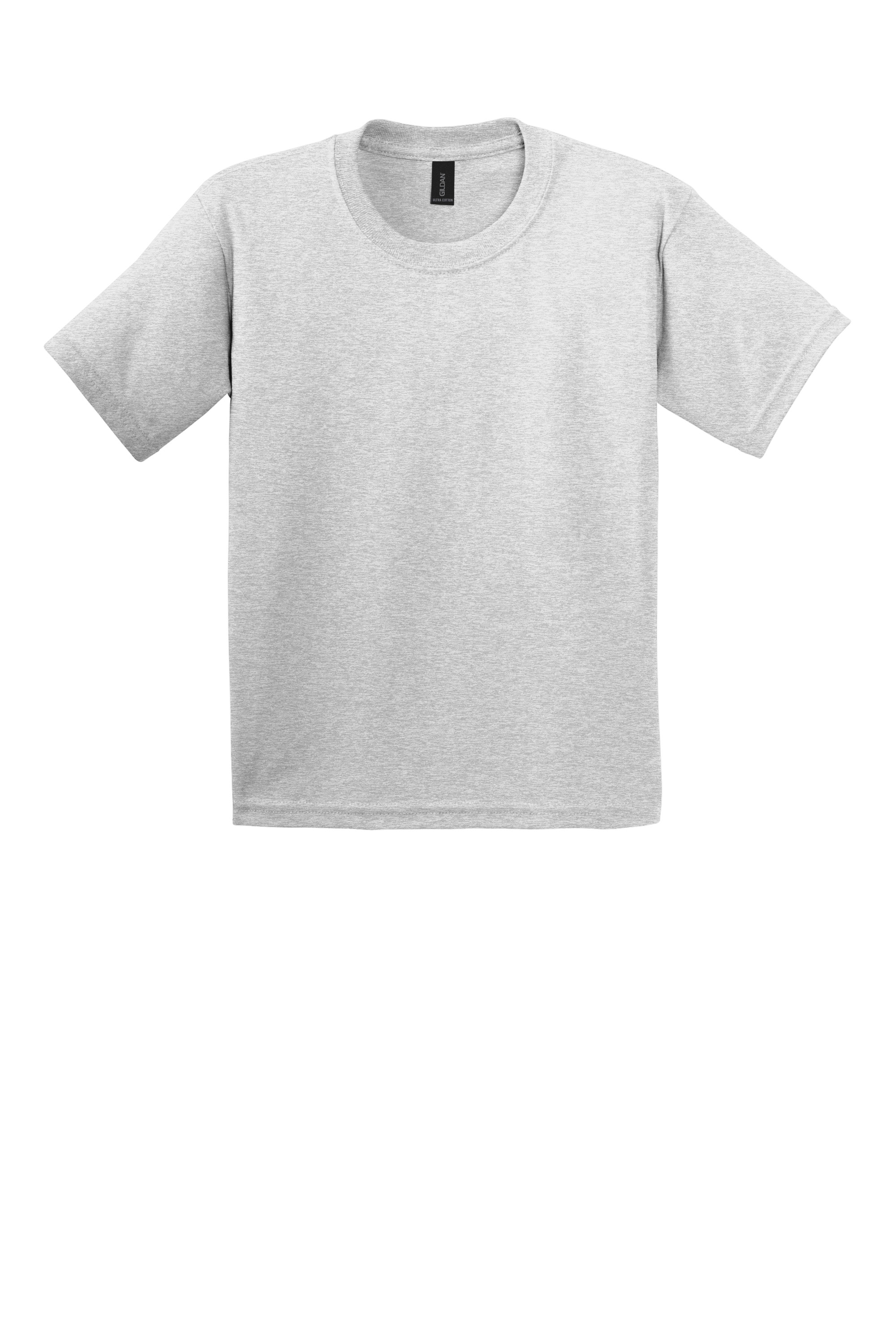 Gildan 2000B Youth Ultra Cotton T-Shirt – Ash, 4-8 pieces, Blank
