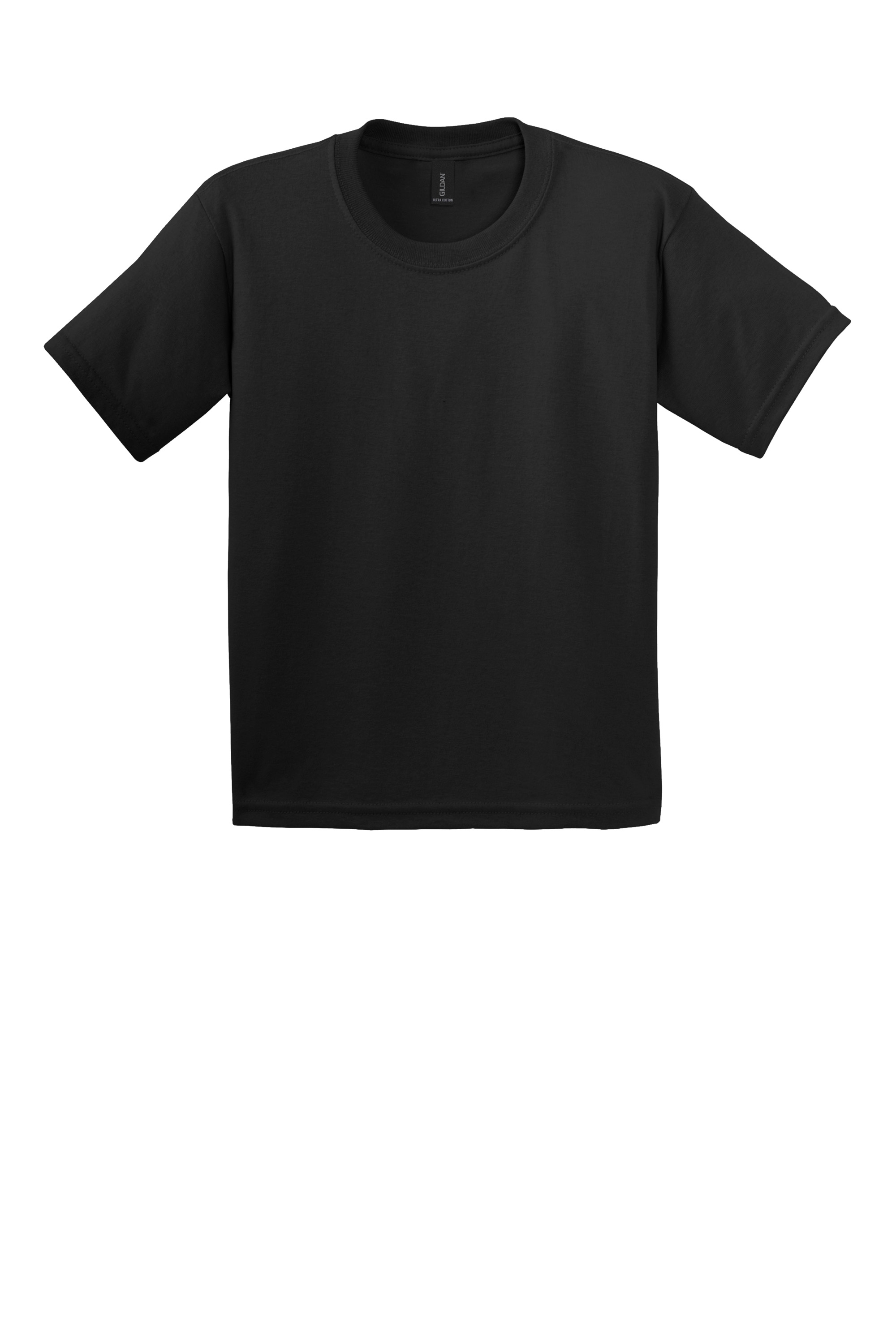 Gildan 2000B Youth Ultra Cotton T-Shirt – Black, 48-99 pieces, Blank