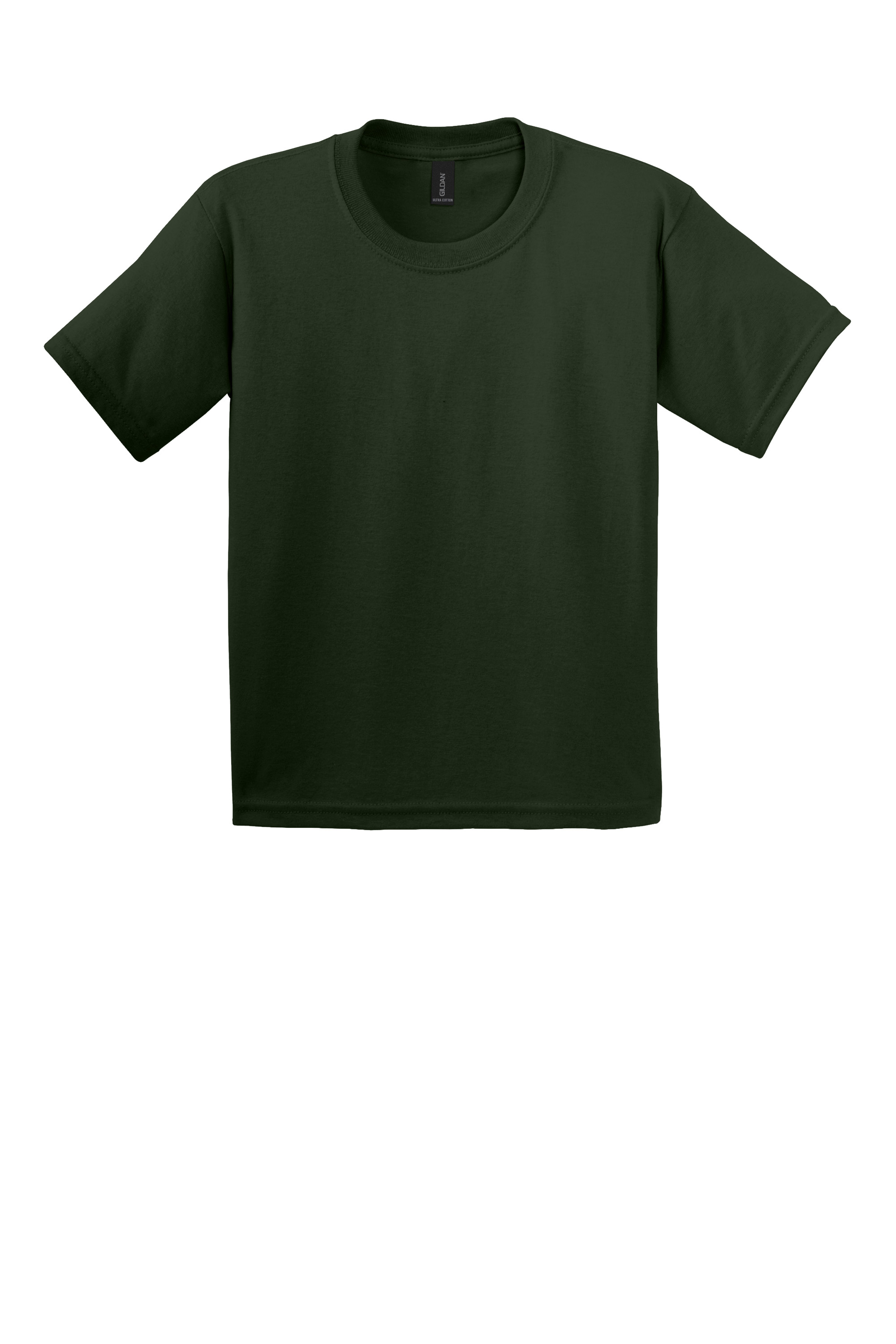 Gildan 2000B Youth Ultra Cotton T-Shirt – Forest, 21-23 pieces, Blank