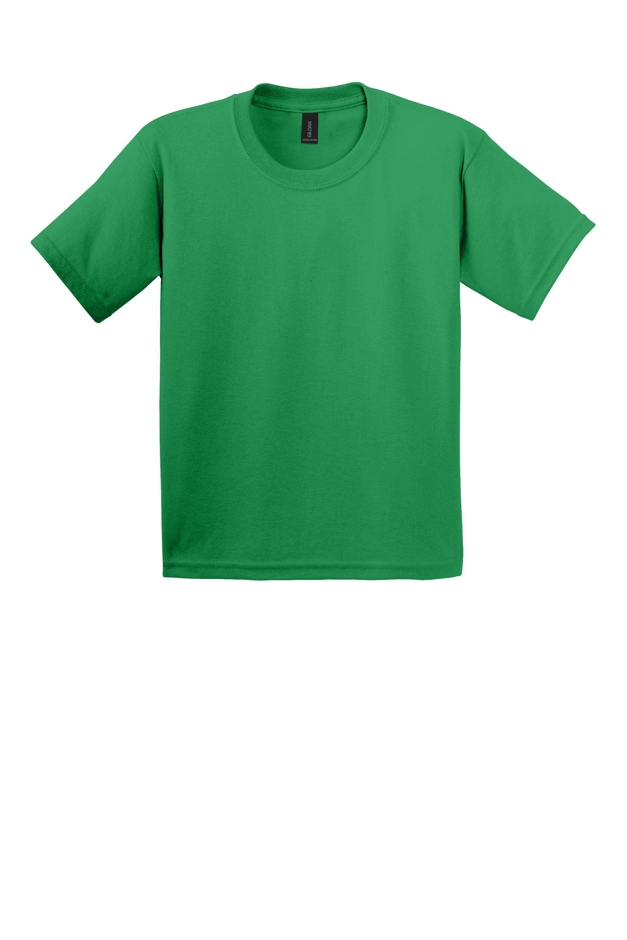 Gildan 2000B Youth Ultra Cotton T-Shirt – Irish Green, 13-15 pieces, Blank