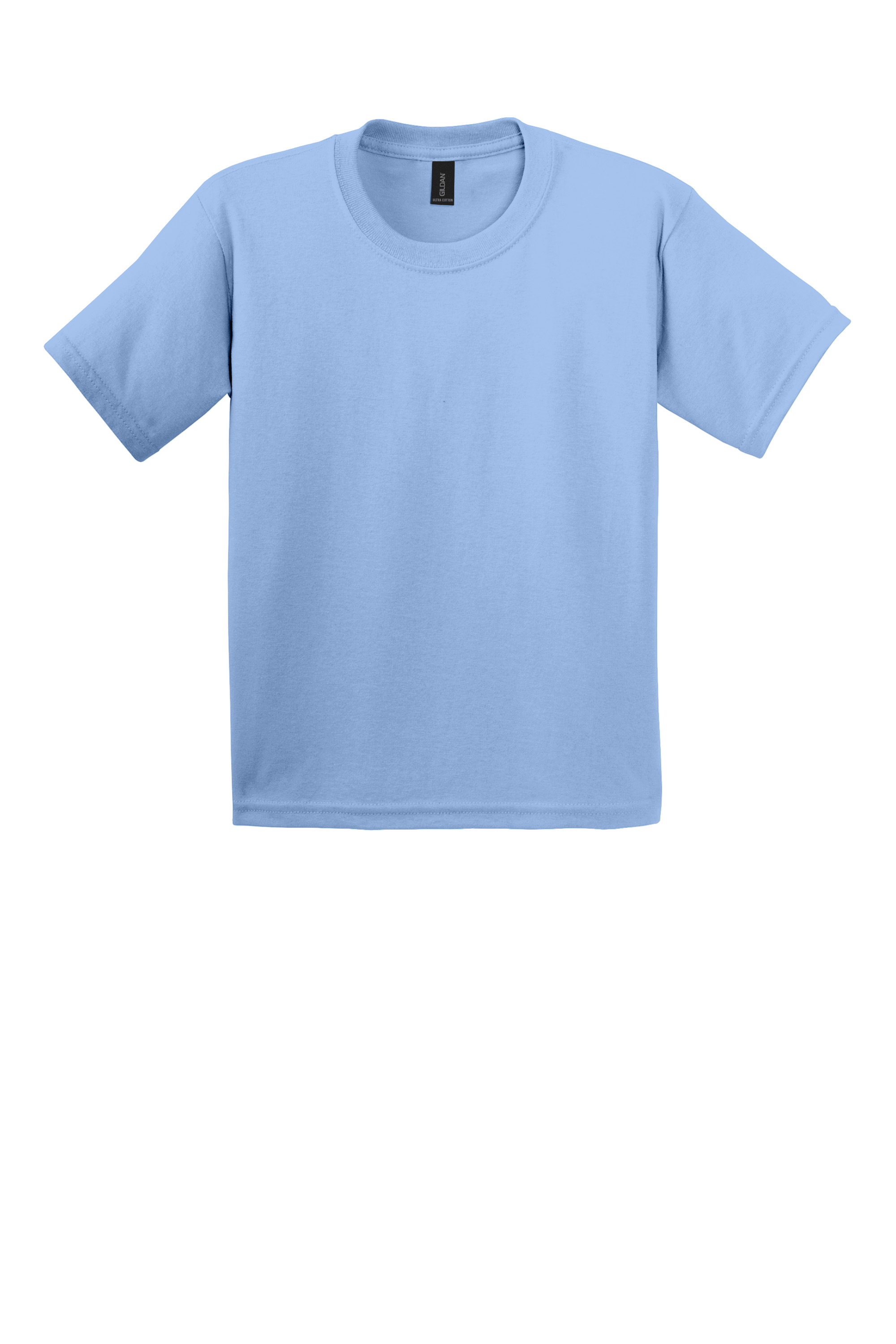 Gildan 2000B Youth Ultra Cotton T-Shirt – Light Blue, 9-12 pieces, Blank