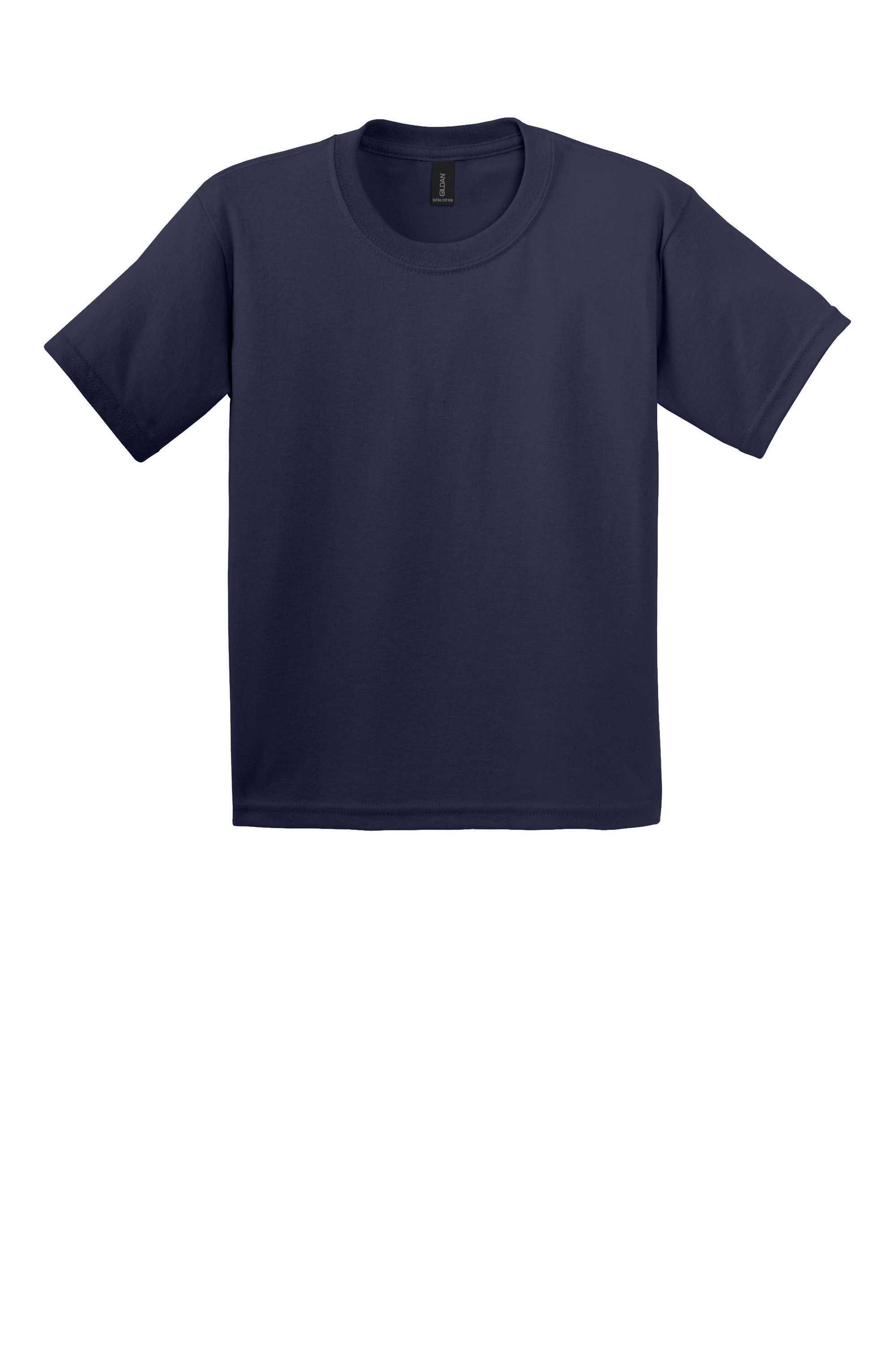 Gildan 2000B Youth Ultra Cotton T-Shirt – Navy, Custom Qty, Blank