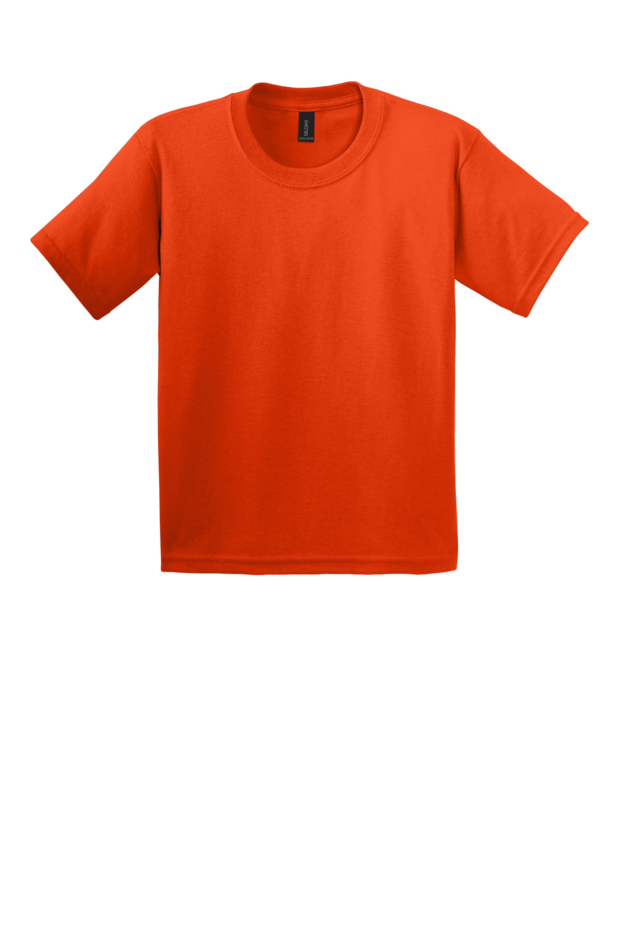 Gildan 2000B Youth Ultra Cotton T-Shirt – Orange, 48-99 pieces, Blank