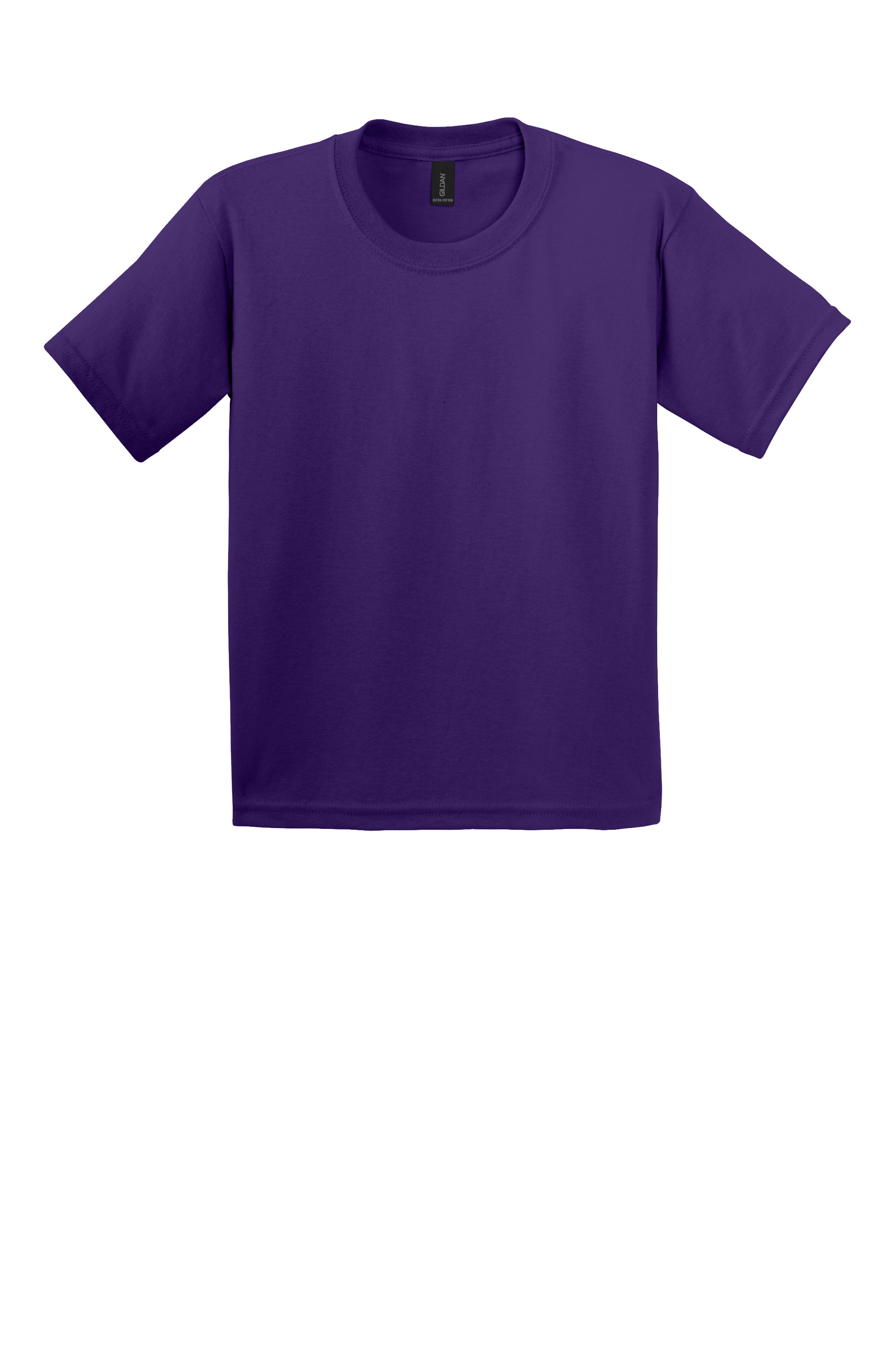 Gildan 2000B Youth Ultra Cotton T-Shirt – Purple, 1-3 pieces, Blank