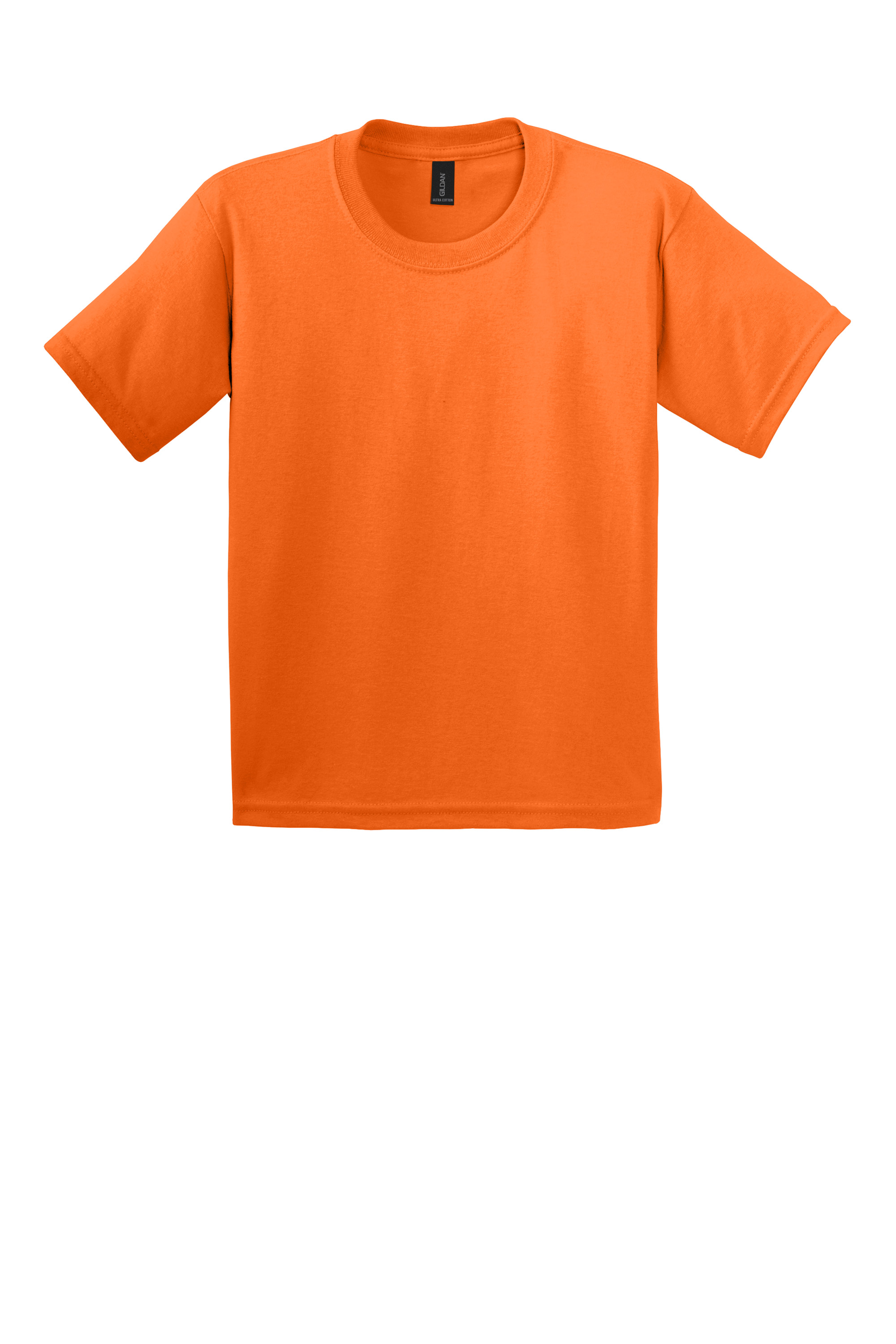 Gildan 2000B Youth Ultra Cotton T-Shirt – S. Orange, 16-20 pieces, Blank