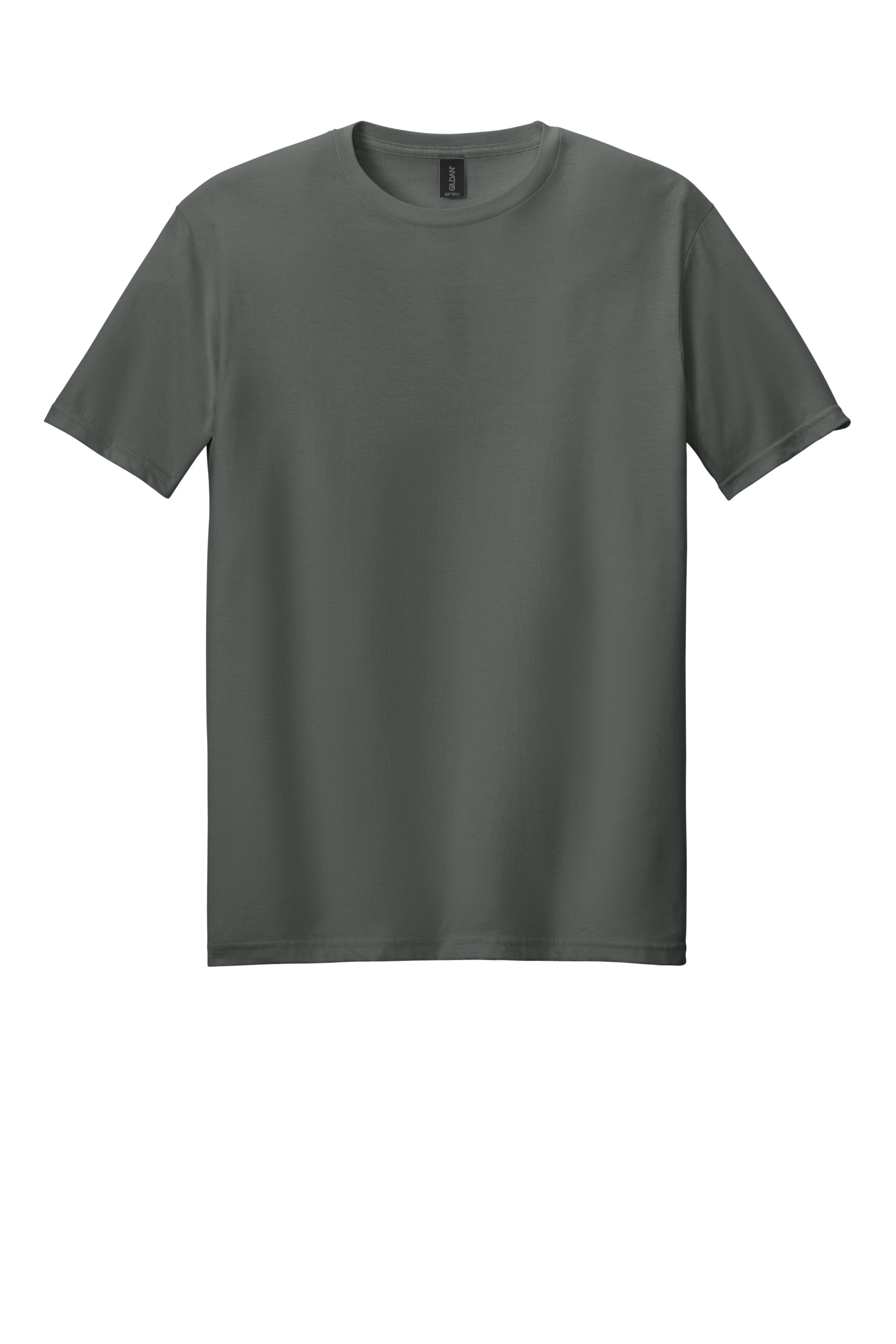 Gildan 64000 Softstyle T-Shirt – Chacoal, Custom Qty, Blank