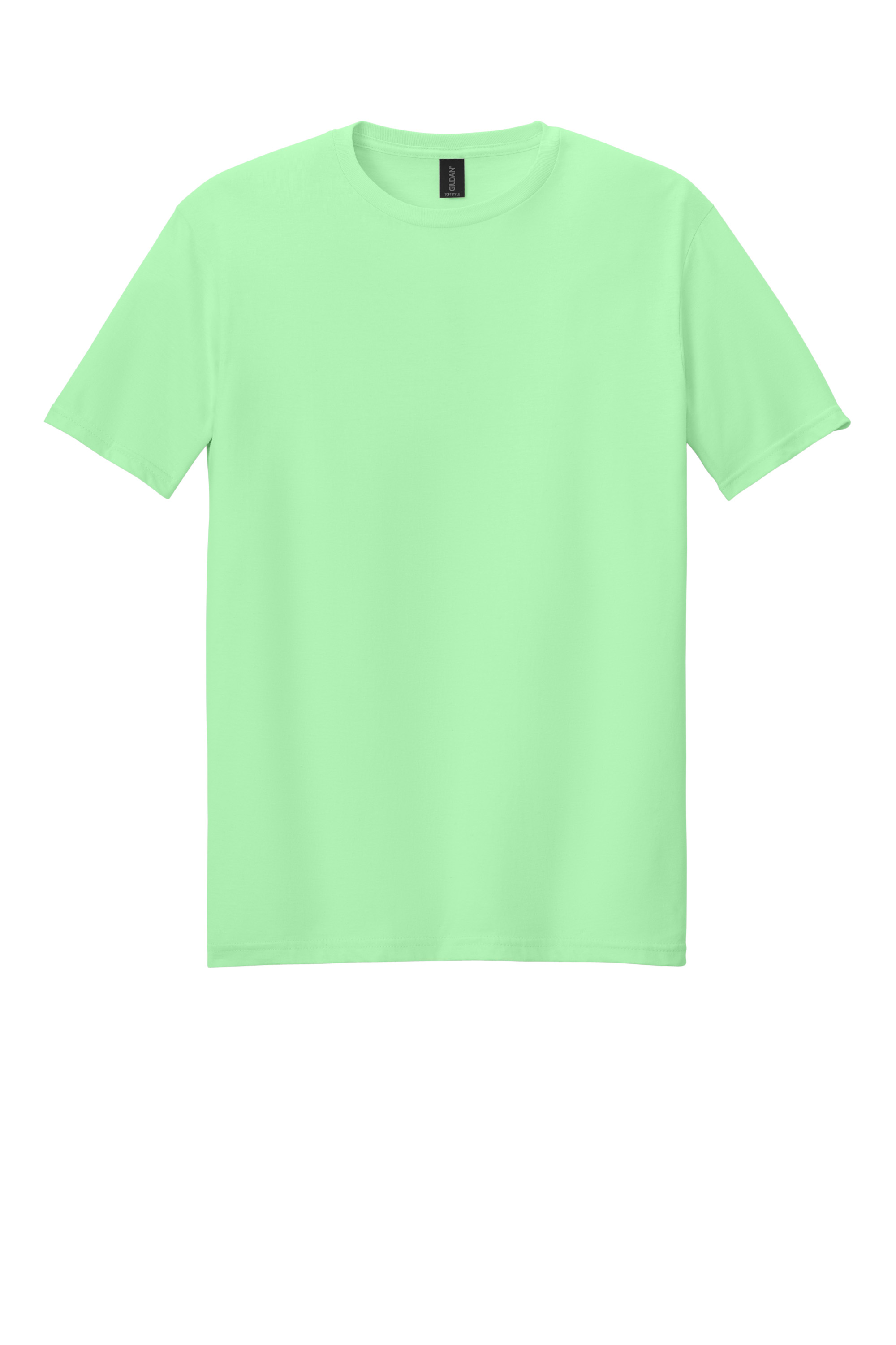 Gildan 64000 Softstyle T-Shirt – Mint Green, 13-15 pieces, Blank