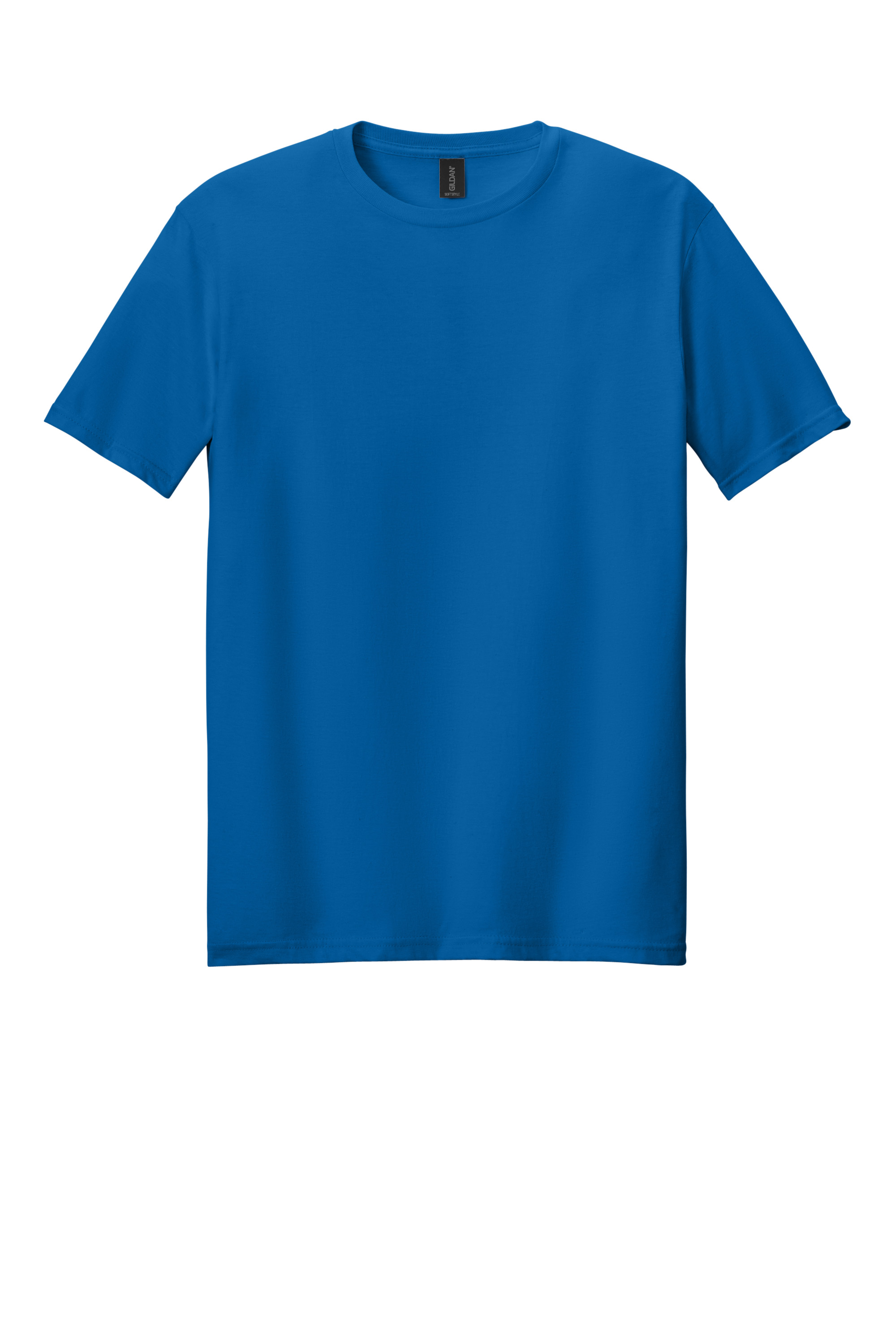Gildan 64000 Softstyle T-Shirt – Neon Blue, 24-47 pieces, Blank